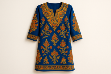 kashmir kurthi top